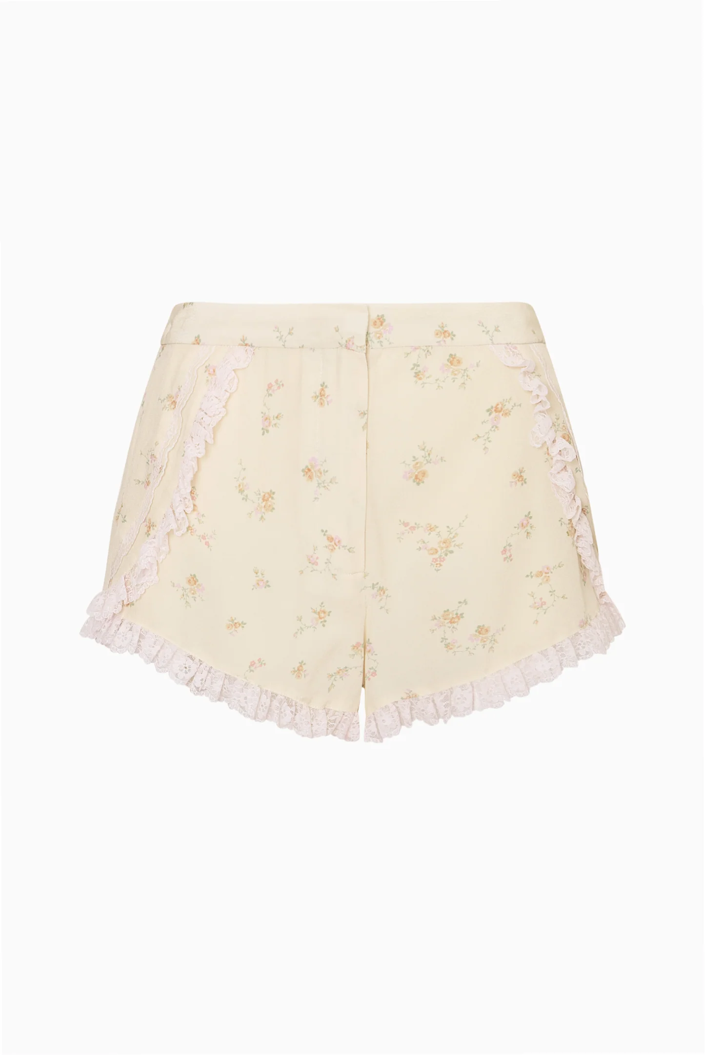 Adina Lace-Trimmed Floral Shorts - Image 5