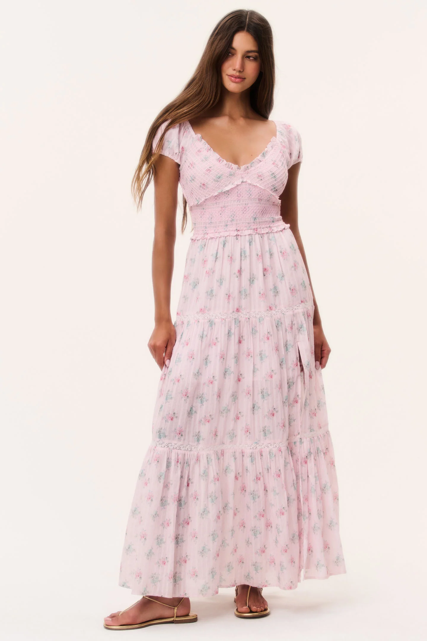 Amandla Floral Cotton Maxi Dress - Image 3