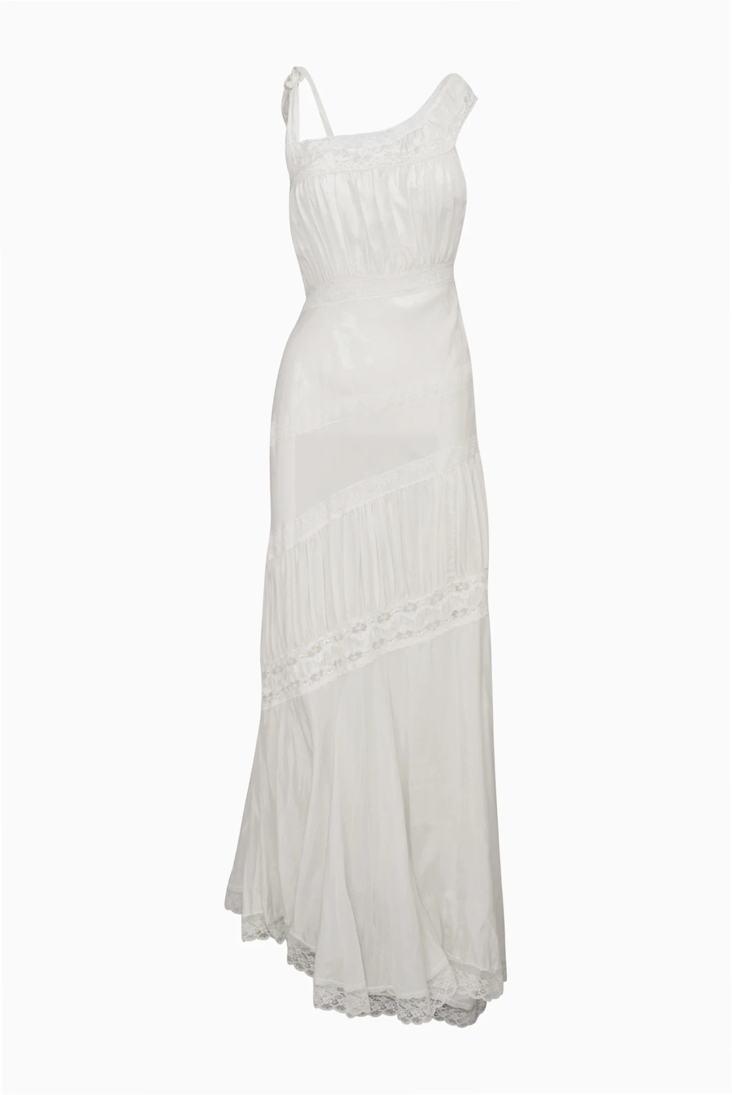 Andresy Silk Asymmetrical Maxi Dress - Image 7