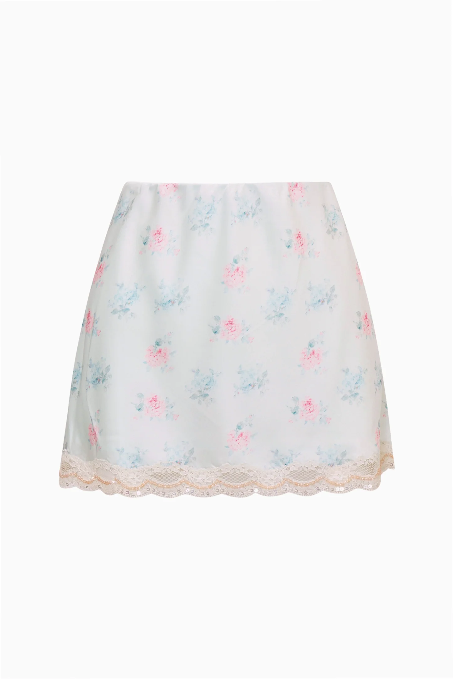 Bernes Mini Satin Slip Skirt - Image 5