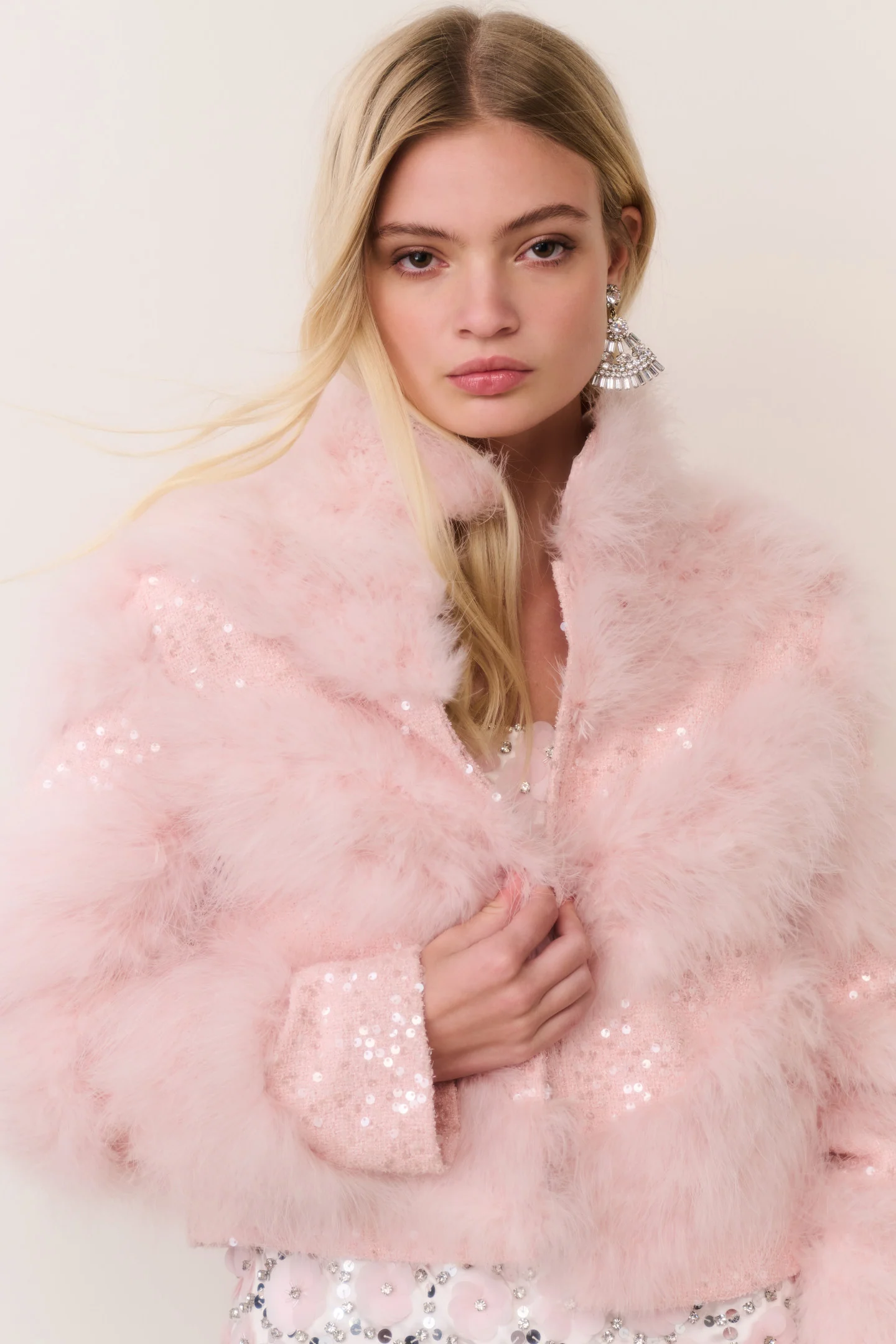 Curran Feather & Sequin Jacket - Image 2
