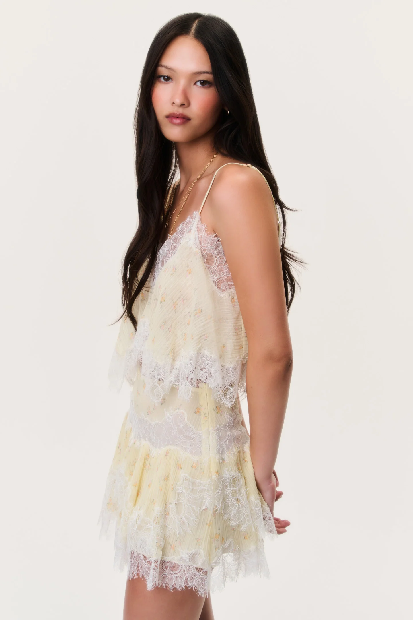 Kellison Cotton-Silk Mini Skirt - Image 2
