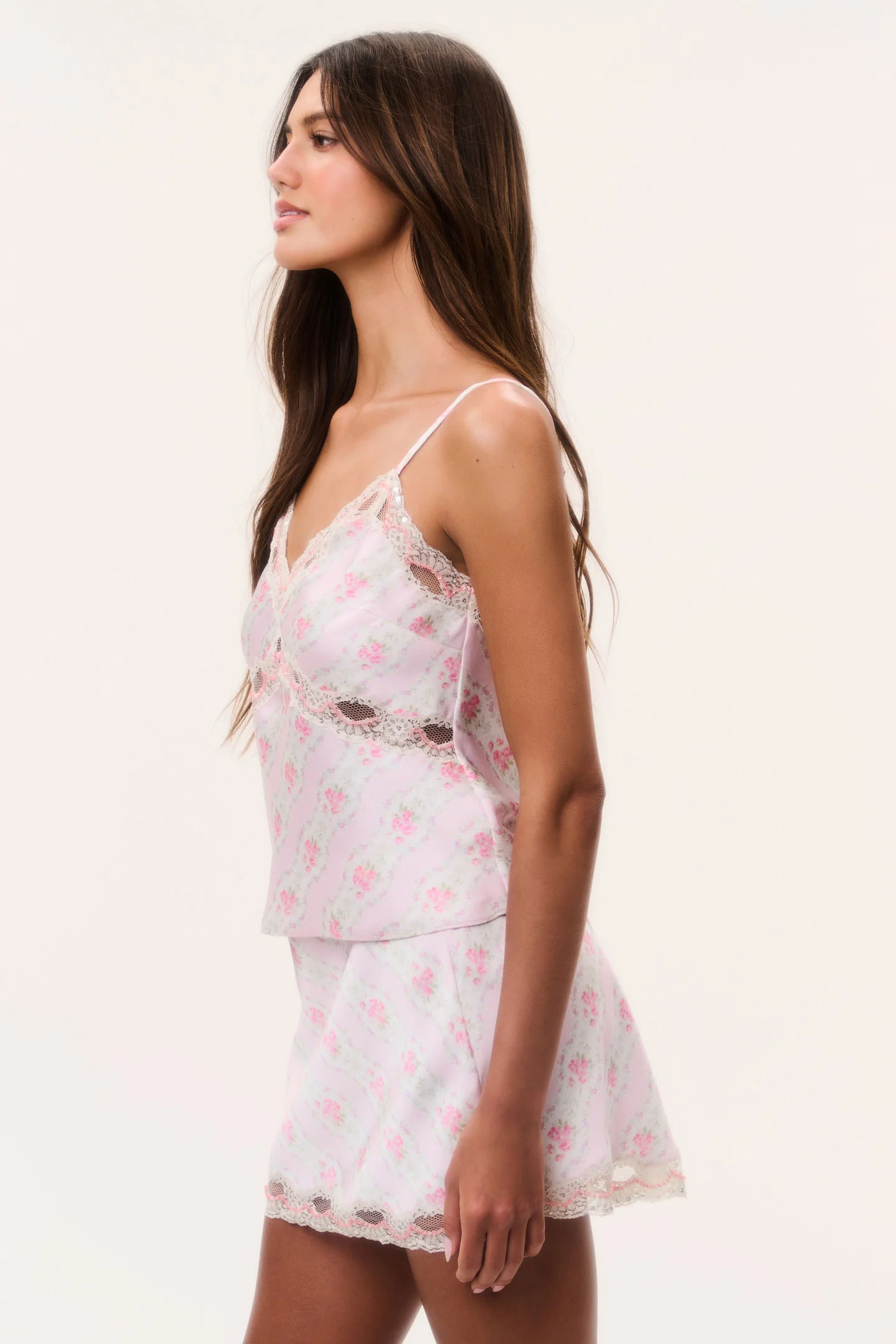 Lamora Floral Satin Top - Image 8