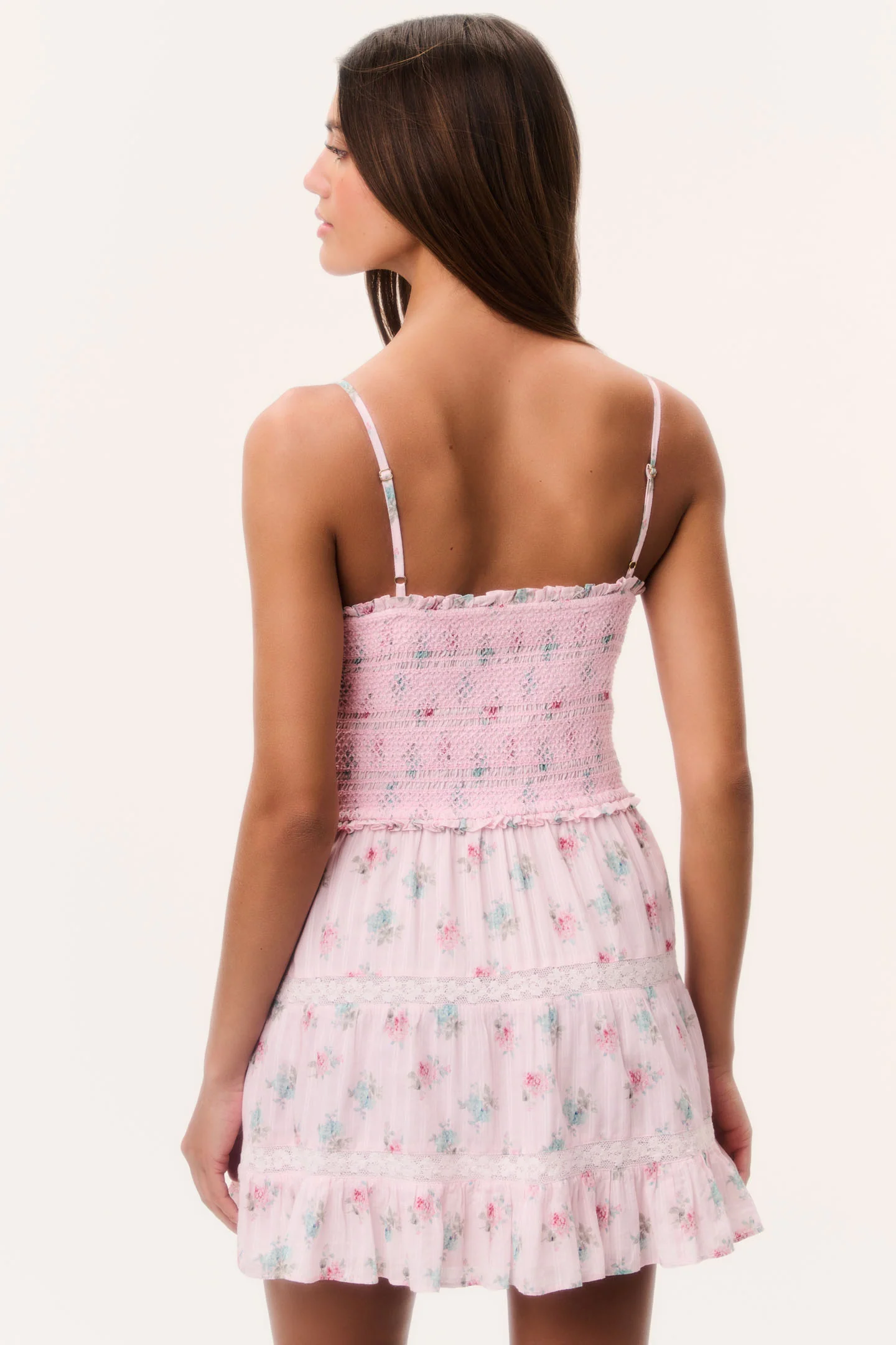Lizzy Floral Cotton Mini Dress - Image 5
