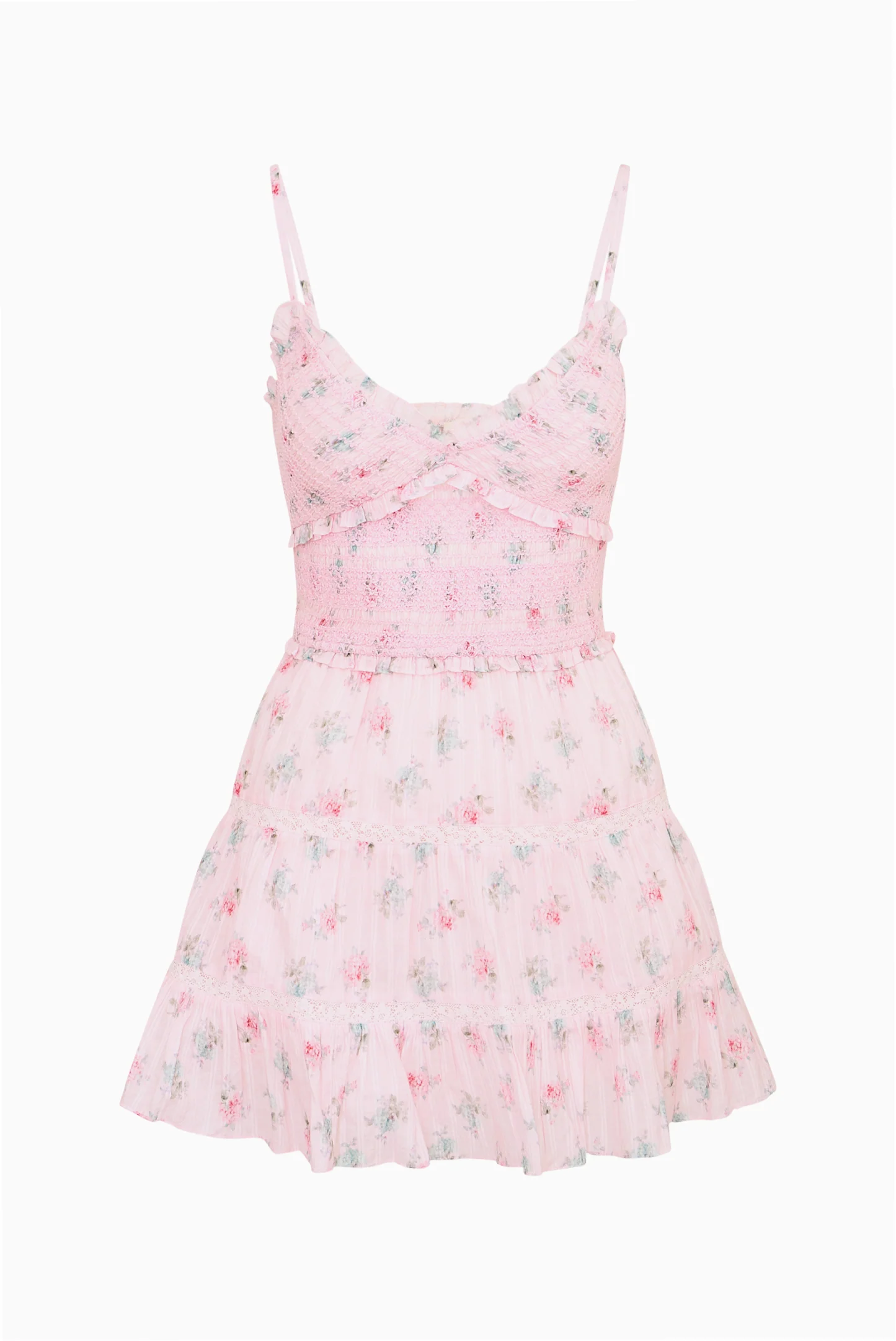 Lizzy Floral Cotton Mini Dress - Image 6