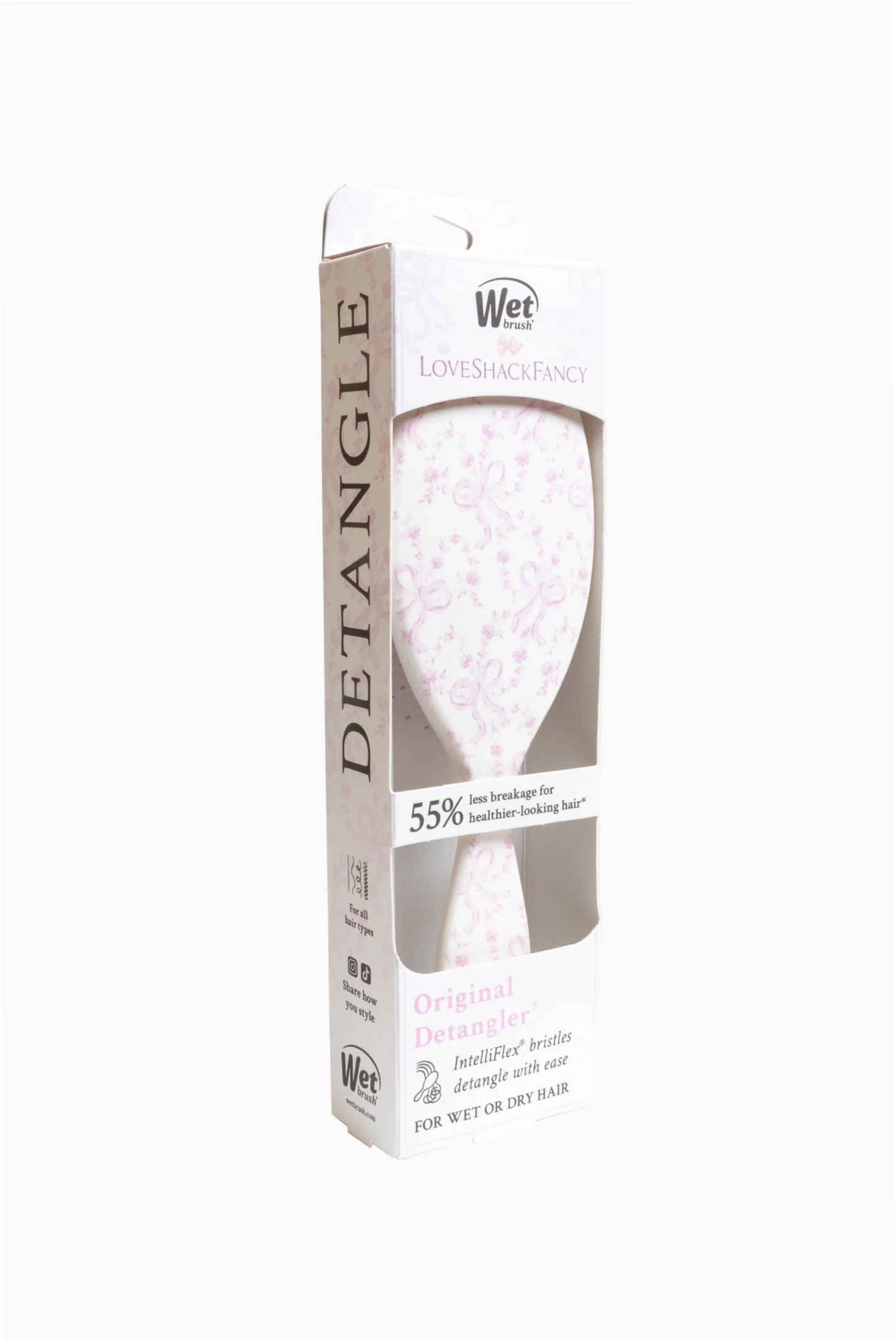 Wet Brush x Love Shack Fancy Original Detangler - Coquette Bow - Image 5