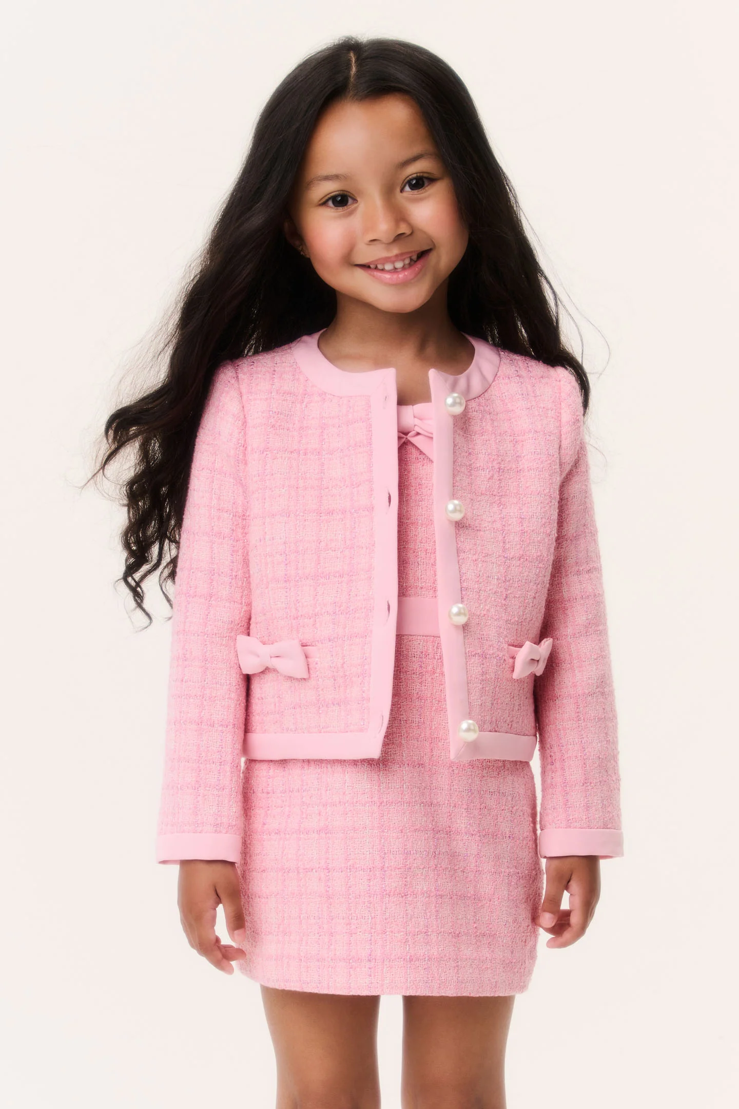 Little Girls Tweed Palomina Jacket - Image 2