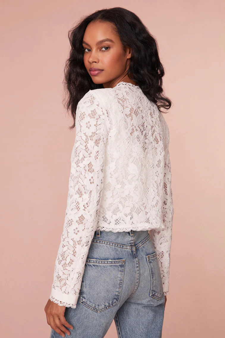 Richard Sheer Lace Jacket - Image 11