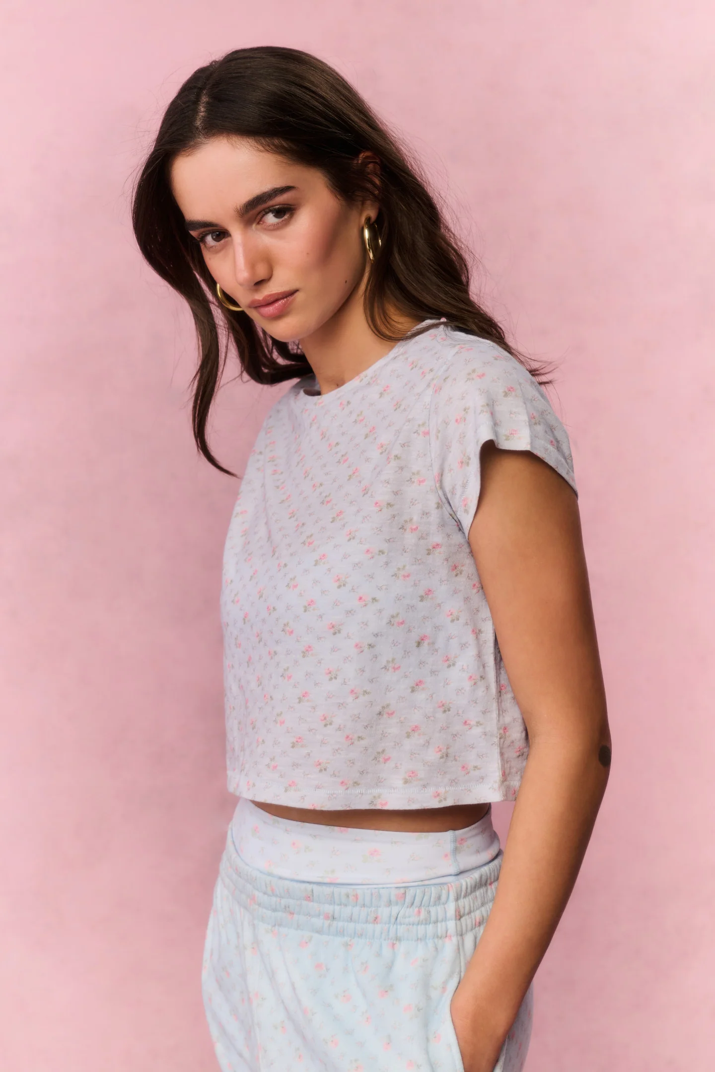 Sweetheart Rubin Cropped Tee - Image 3