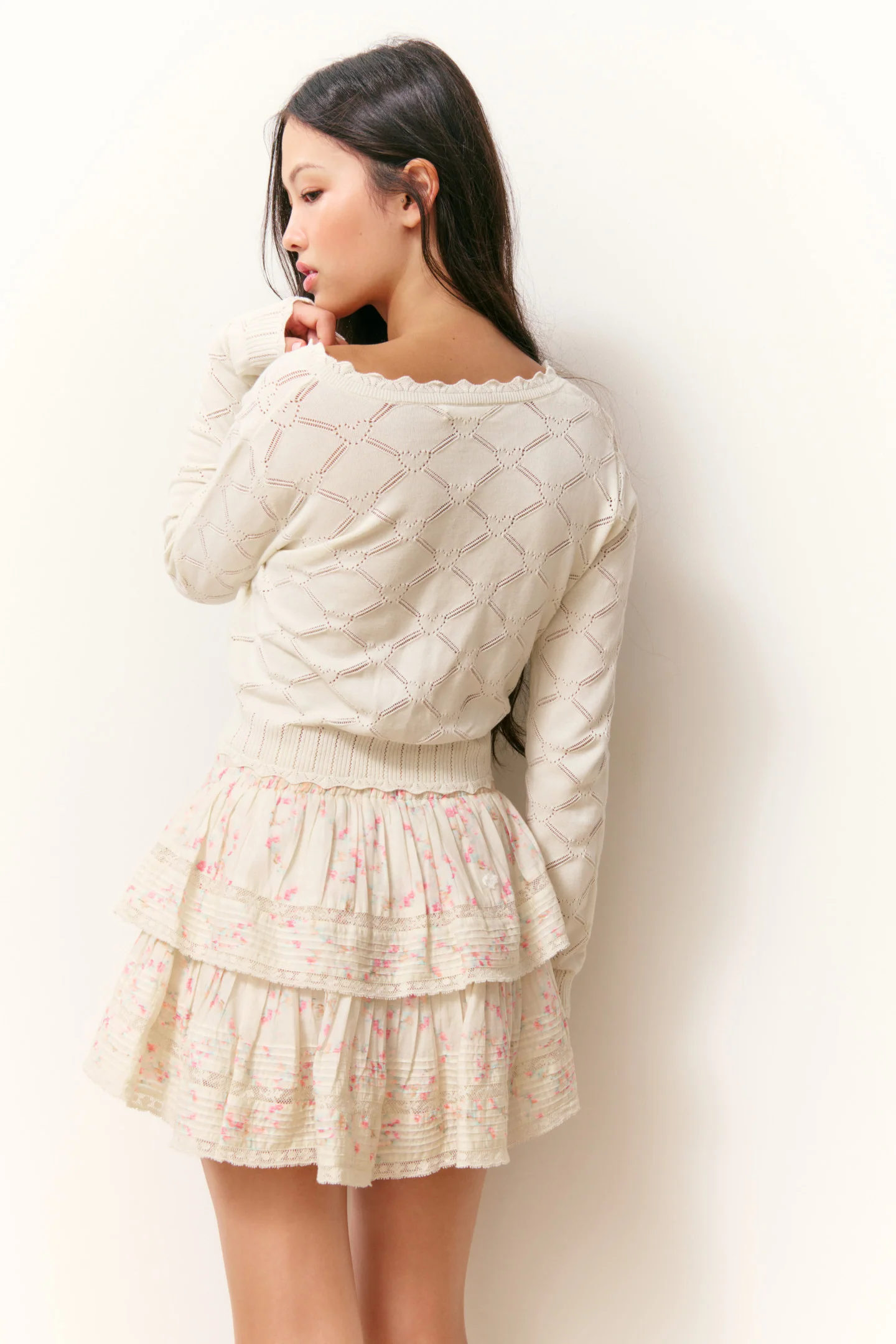 Ruffle Mini Luna Rosa Fleur Skirt - Image 5