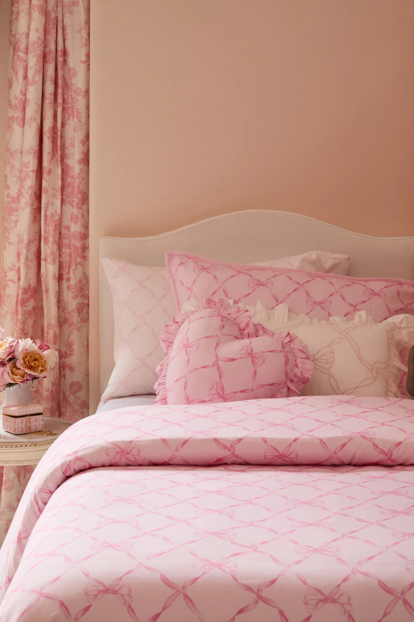 Sweetheart Printed Duvet Cover + Sham Set - Image 5
