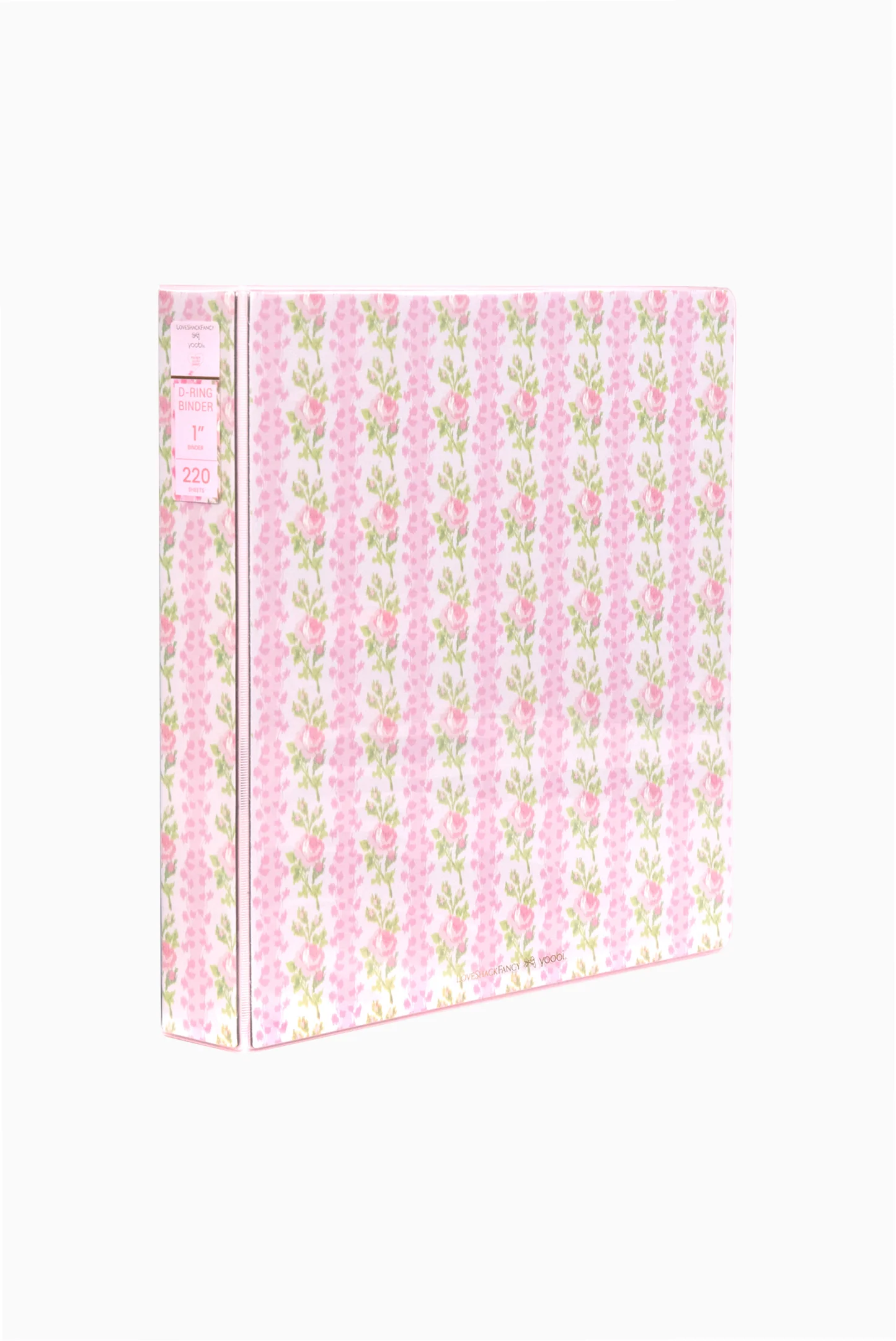 LoveShackFancy │ Yoobi Blooming Heirloom 1" Binder with 5-Tab Dividers + Stickers