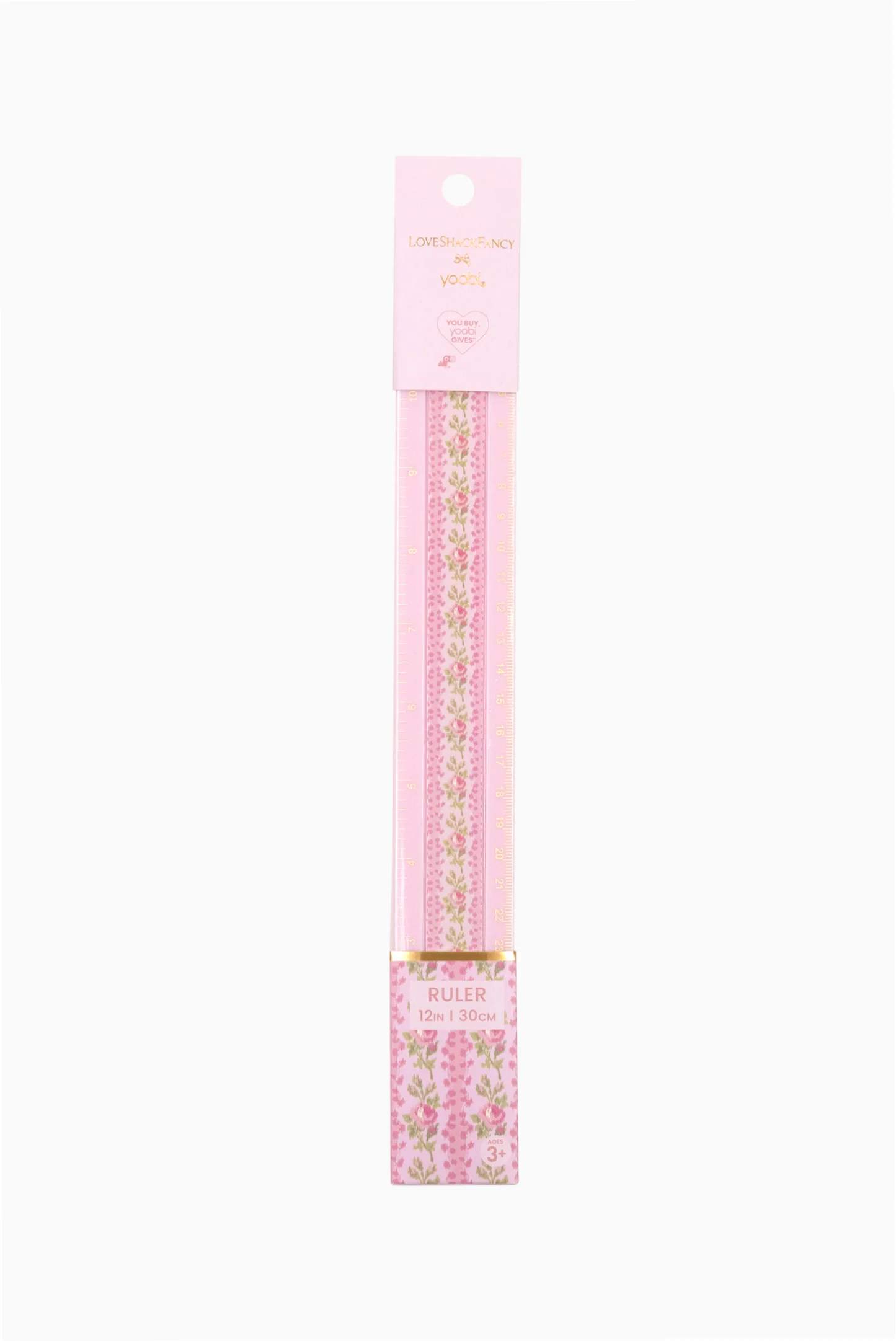 LoveShackFancy │ Yoobi Blooming Heirloom 12" Ruler - Image 3
