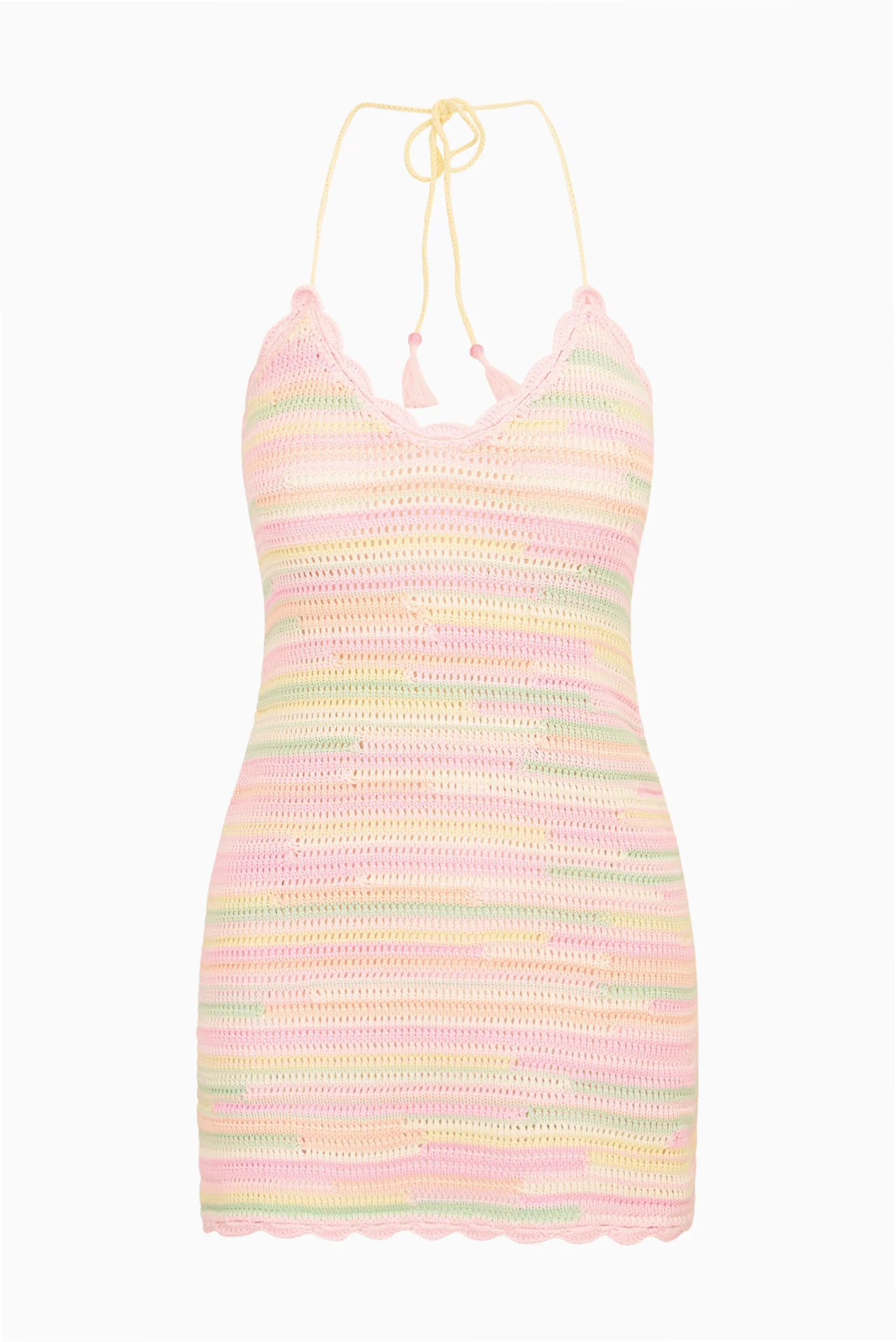 Zoa Cotton Crochet Mini Dress - Image 7